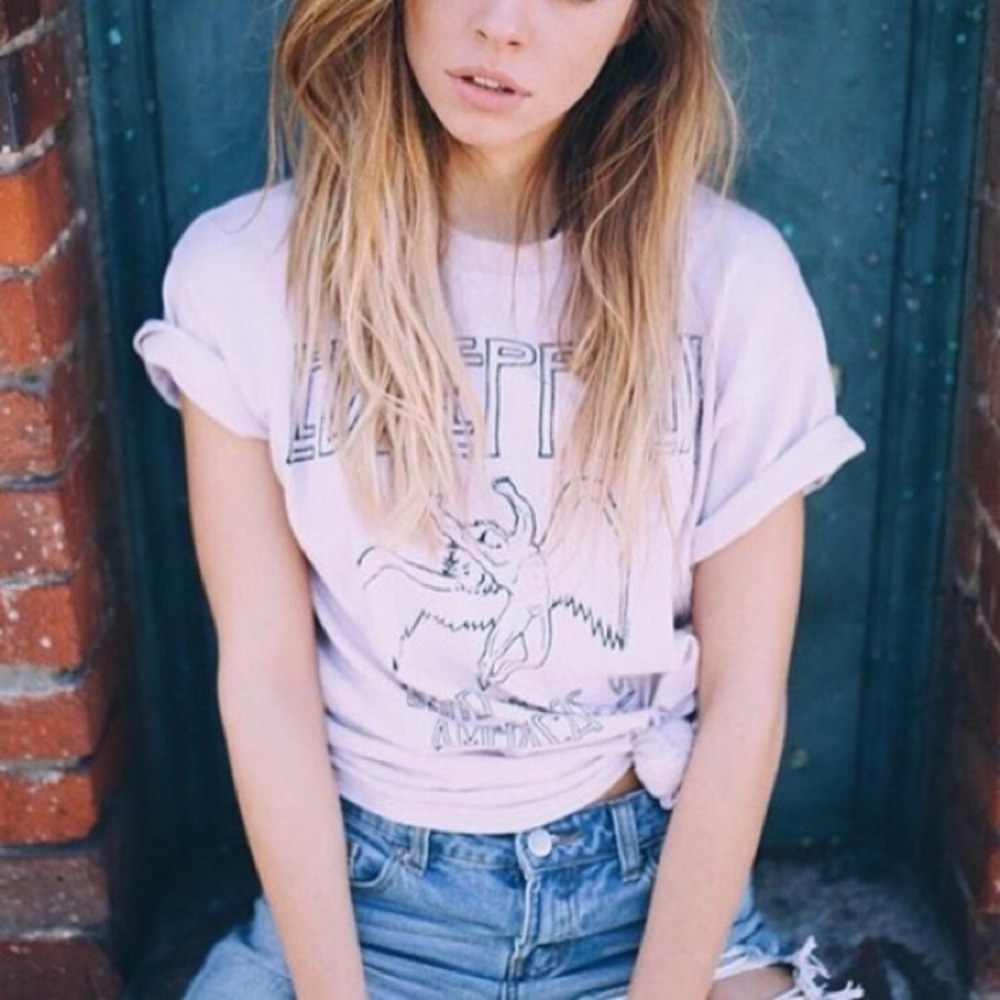 Brandy Melville Led Zeppelin band tee